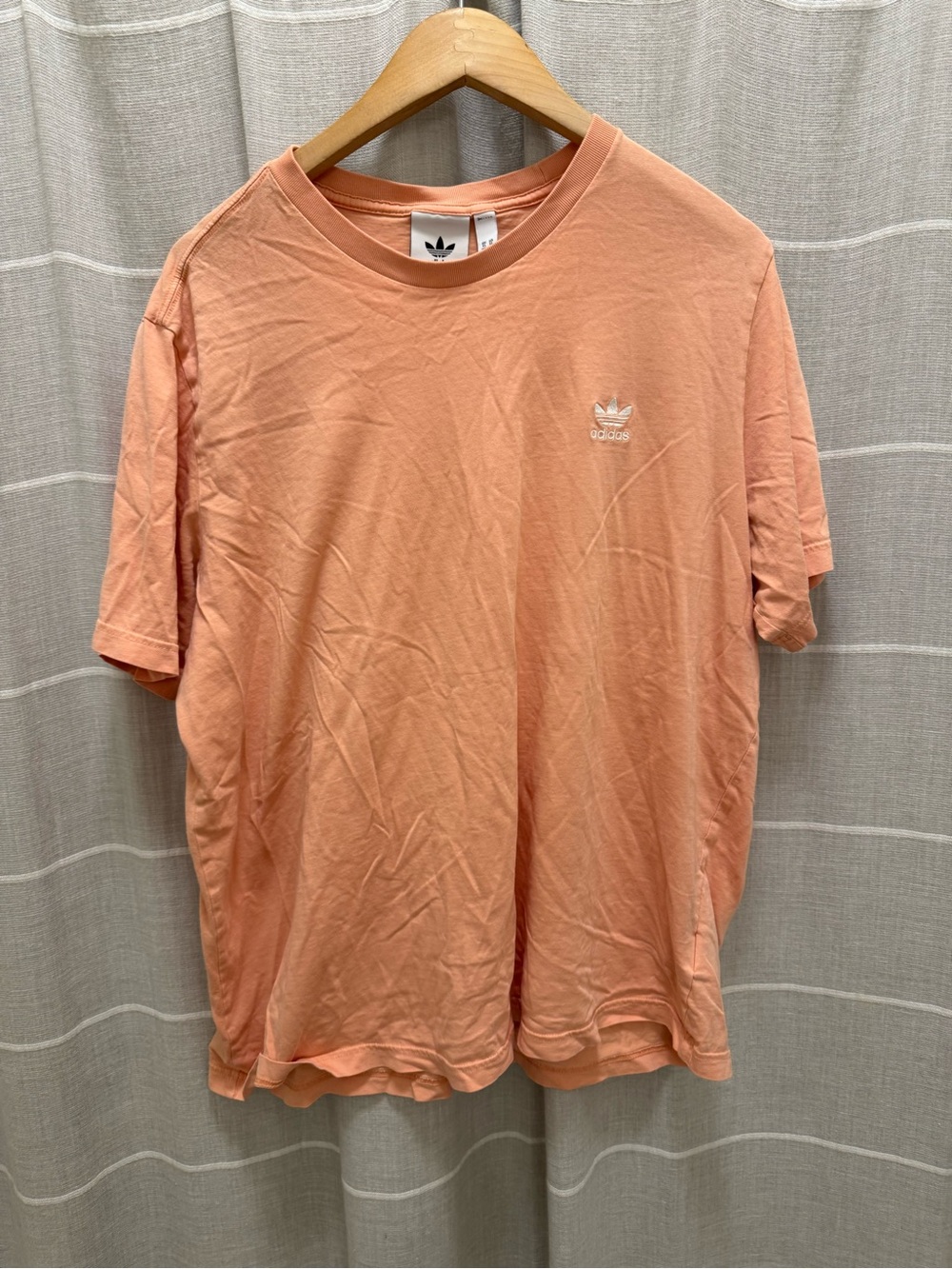 adidas Peach Short Sleeve Crew Neck Tee